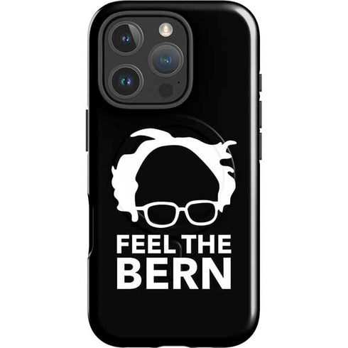 Feel The Bern Outline iPhone 16 Pro Magsafe Impact Case